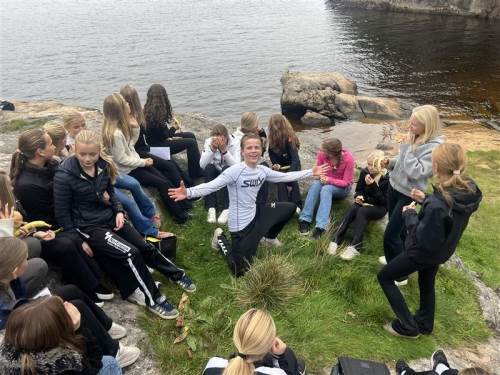 Sosialt under lunsjen!